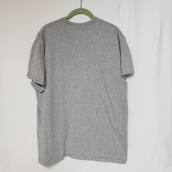 Large Be A Nice Human Size Mens Grey T-shirt Rainbow - Picture 3 of 3